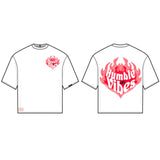 Flame “Humble Vibes 24/7” White-Red-Black
