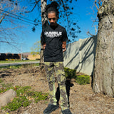 Classic “Humble Vibes 24/7” Tee Black-White