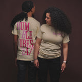 Humble Vibes 24/7 Tee Cream-Multicolor