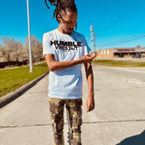 Classic “Humble Vibes 24/7” Tee White-Black