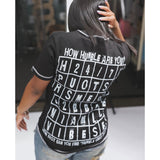 Word Search Tee Black-White